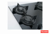 Εικόνα από Αυτόνομη Εστία Αερίου Franke Crystal Plus FHCR 755 4G TC HE BK C Μαύρο Κρύσταλλο 3061602006