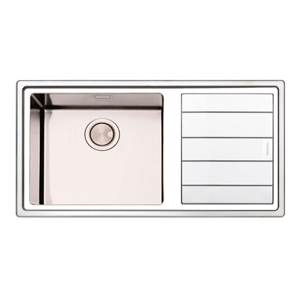 Εικόνα από Νεροχύτης Apell Linear Plus LNP1001 R (100x50) Ποδιά Δεξιά