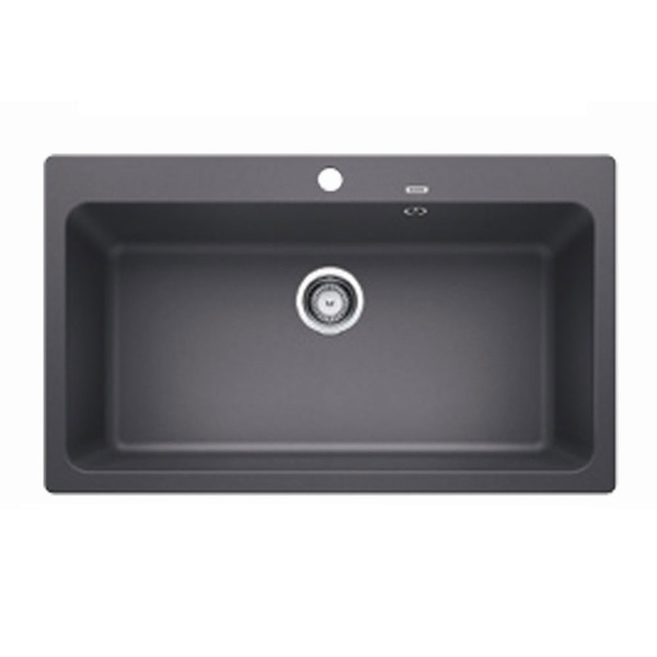 Εικόνα από Νεροχύτης Blanco Naya XL 9 Silgranit 86x51cm Rock Grey 521813