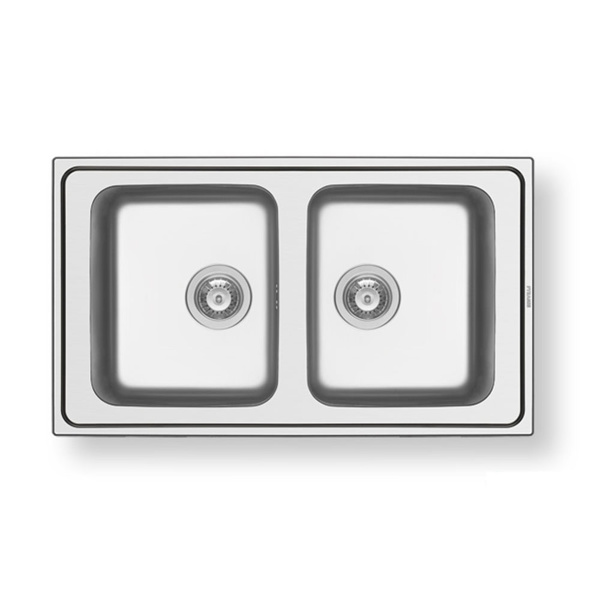 Εικόνα από Νεροχύτης Pyramis Alea (86x50) 2B Λείος 107157701