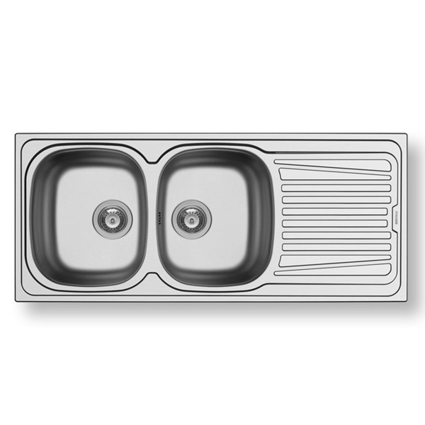 Εικόνα από Νεροχύτης Pyramis Sparta (116x50) 2B 1D Λείος 100129901