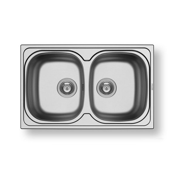 Εικόνα από Νεροχύτης Pyramis Sparta (79x50) 2B Λείος 100132801