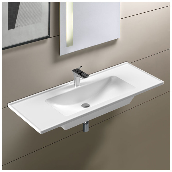 Εικόνα από Νιπτήρας Μπάνιου Serel Slim 3037 100x46cm