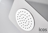 Εικόνα από Στήλη Ντούς-Υδρομασάζ  Icos Shower Lete Θερμομικτική 4 Εξόδων
