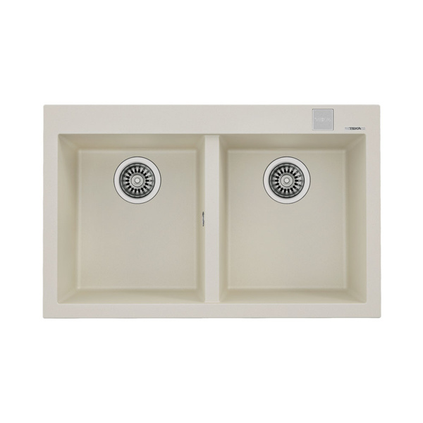 Εικόνα από Νεροχύτης Teka Forsquare 2C 790 TG (79x50) Bright Cream N.430.BC