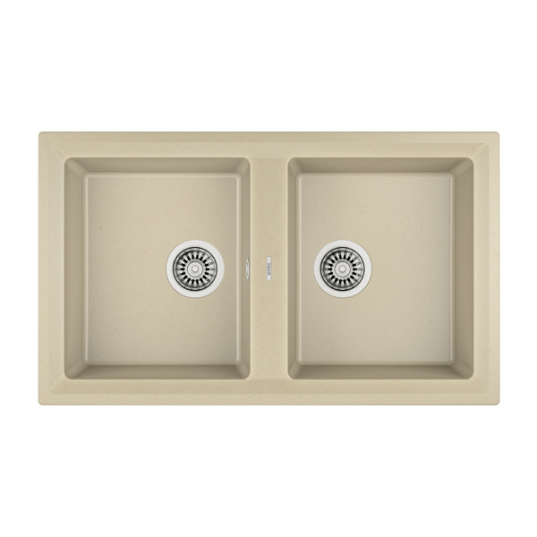 Εικόνα από Νεροχύτης Teka Stone 90 C-TG 2C (86x51) Topas Beige N.440.TB