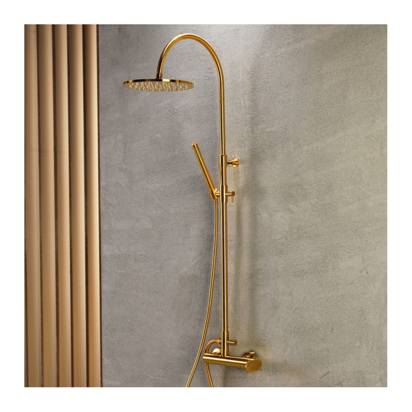 Εικόνα από Στήλη Ντούς 2 Εξόδων Armando Vicario Slim 500065-201 Brushed Gold