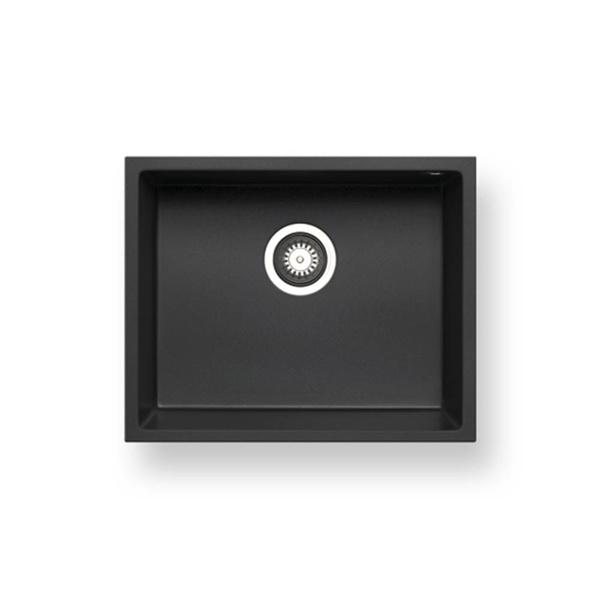 Εικόνα από Νεροχύτης Υποκαθήμενος Pyramis Pyragranite Tetragon (50x40) 1B Carbon 070066611