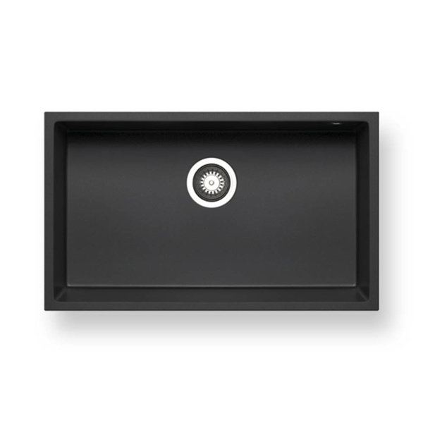 Εικόνα από Νεροχύτης Υποκαθήμενος Pyramis Pyragranite Tetragon (70x40) 1B Carbon 070068411