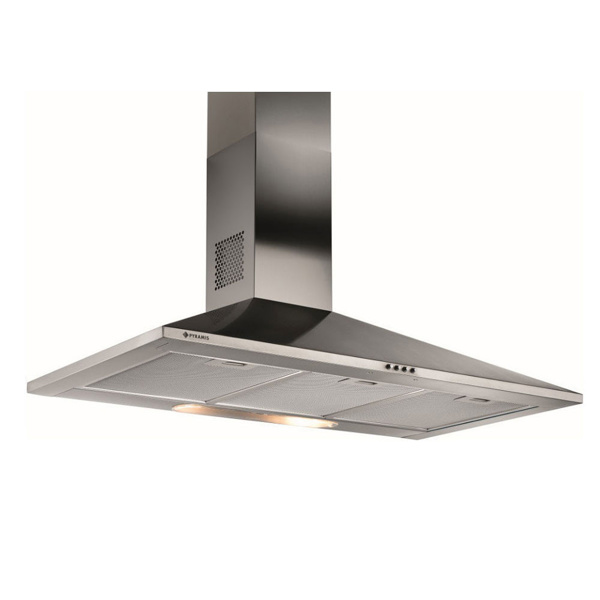 Εικόνα από Απορροφητήρας Pyramis Καμινάδα Τετράγωνη Lux 60cm 065030102