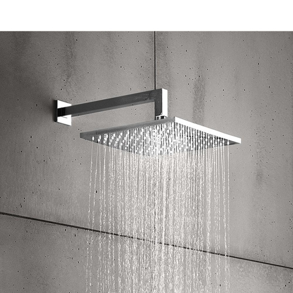 Εικόνα από Ανακλινόμενη Κεφαλή ABS 20x20 Με Επίτοιχο Μπράτσο 35cm E044077-100 + C23500 Χρωμέ