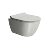 Εικόνα από Λεκάνη Κρεμαστή GSI Pura Swirl 881600SC-450 50cm Cenere Με Slim Soft Close Κάλυμμα