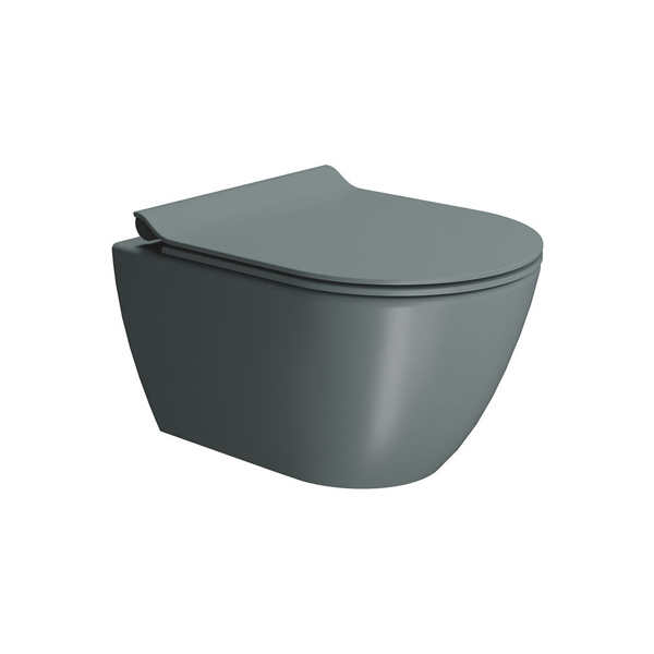 Εικόνα από Λεκάνη Κρεμαστή GSI Pura Swirl 881600SC-901 50cm Agave Με Slim Soft Close Κάλυμμα