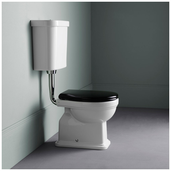 Εικόνα από Λεκάνη GSI Classic Medium Level 871000MNC 73cm Υψηλής Πίεσης Κατωστόμια Κομπλέ Με Soft Close Κάλυμμα