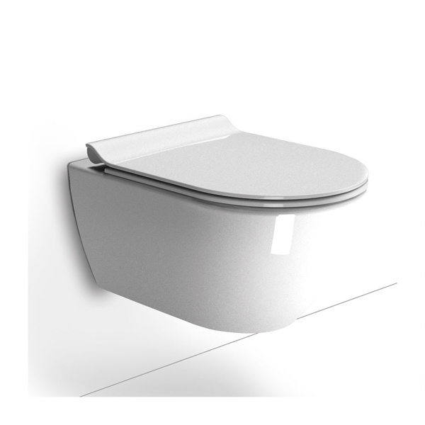 Εικόνα από Λεκάνη Κρεμαστή GSI Pura Swirl 881500SC 55cm Με Slim Soft Close Κάλυμμα