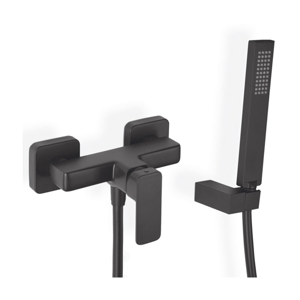 Εικόνα από Μπαταρία Ντουζιέρας Eurorama Quadra 144150-400 Black Matt