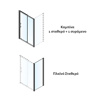 Εικόνα από Καμπίνα Ντουσιέρας Devon Flow Slider 1+1 SLF140C-100 137-141cm Clean Glass