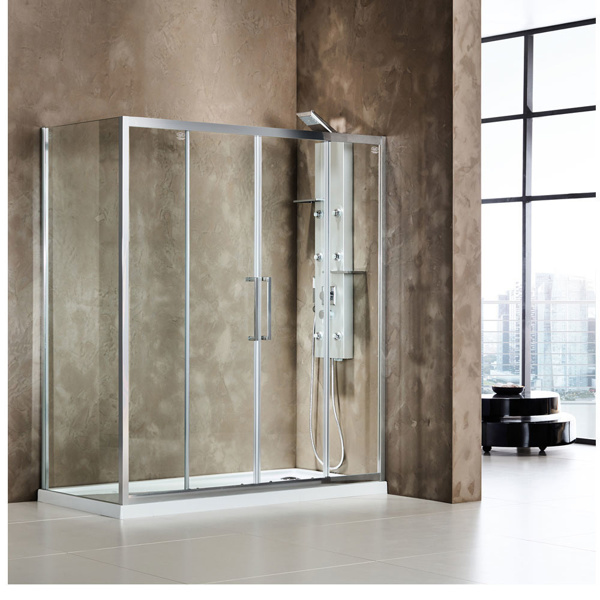 Εικόνα από Καμπίνα Ντουσιέρας Devon Primus Plus Slider 2+2 SL2T180C-100 177-181cm Clean Glass