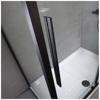 Εικόνα από Καμπίνα Ντουσιέρας Devon Flow Corner Entry  CF90C-400 90x90cm Black Matt Clean Glass