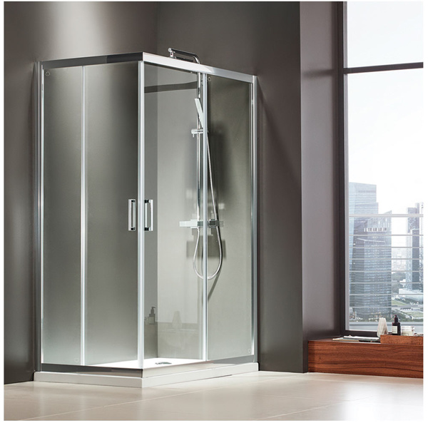 Εικόνα από Καμπίνα Ντουσιέρας Axis Corner Entry  CX10070C-100 100x70cm Clean Glass