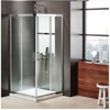 Εικόνα από Καμπίνα Ντουσιέρας Axis Corner Entry  CX80C-100 80x80cm Clean Glass