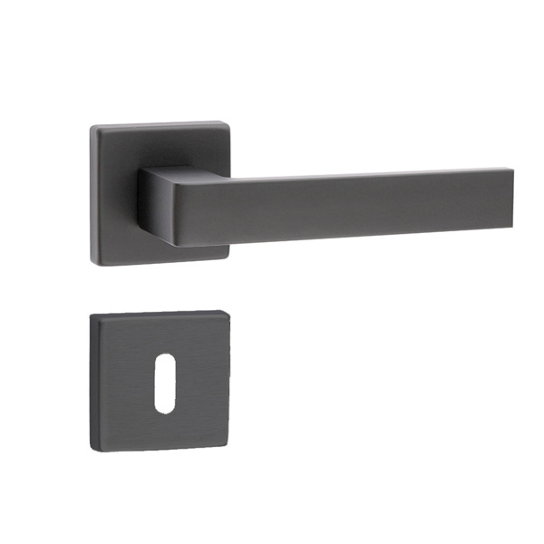 Εικόνα από Πόμολο Πόρτας Arieni Quadra Black Matt