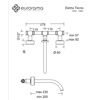 Εικόνα από Μπαταρία Νιπτήρος Εντοιχισμού Eurorama Eletta Tecno 167901-110 Inox Finish