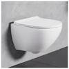 Εικόνα από Λεκάνη Κρεμαστή Bianco Ceramica Remo RM11000SC 52cm Με Slim Soft Close Κάλυμμα