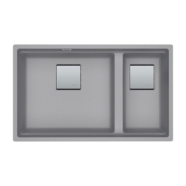 Εικόνα από Νεροχύτης Υποκαθήμενος Franke Kubus 2 KNG 120 (76x46) Stone Grey 3142101108