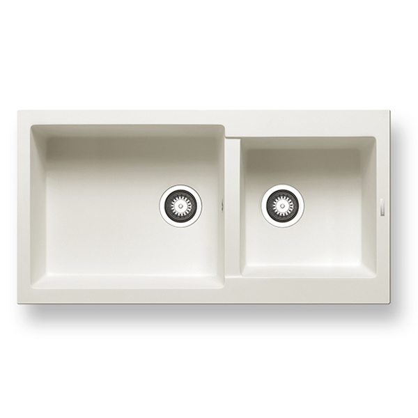 Εικόνα από Νεροχύτης Pyramis Pyragranite Alazia (96x50) 1 3/4B Snow 070183111