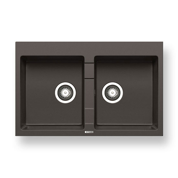 Εικόνα από Νεροχύτης Pyramis Pyragranite Sparta (78x50) 2B Carbon 070201001