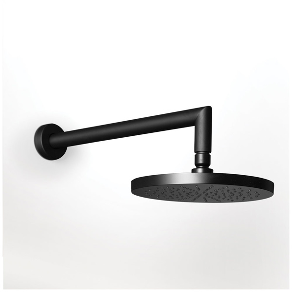 Εικόνα από Ανακλινόμενη Κεφαλή ABS Ø30cm Με Επίτοιχο Μπράτσο 35cm E044044-400 + R50809-400 Black Matt