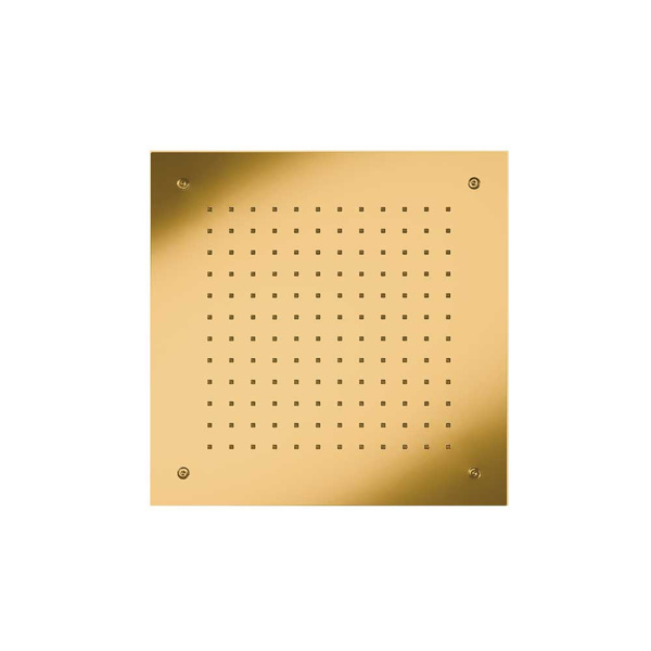 Εικόνα από Κεφαλή Εντοιχισμού Οροφής 1 Ροής 38x38cm Almar Square Temptation E044046-211 Gold Brushed PVD
