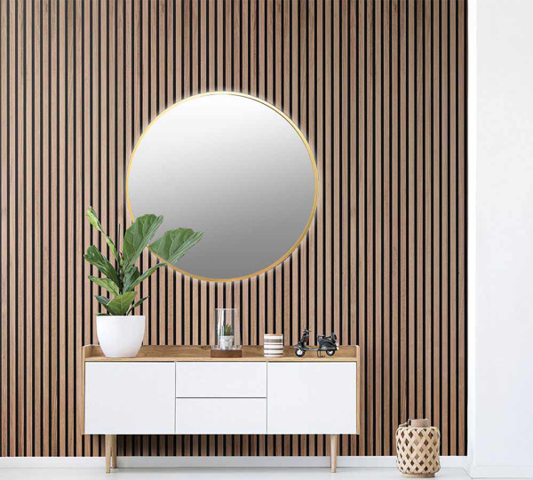 Εικόνα από WPC PANEL 2ης Γενιάς Με 3D Πηχάκια 25/147.5mm TEAK 5510 7-24-FSGW02-TEAK