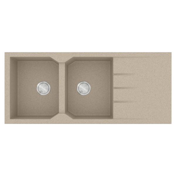 Εικόνα από Νεροχύτης Sanitec Ultra Granite 800 (116x50) Sabbia