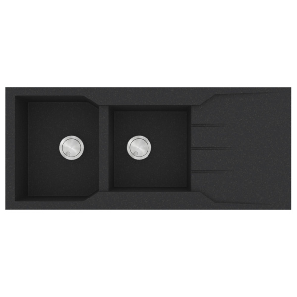 Εικόνα από Νεροχύτης Sanitec Ultra Granite 801 (116x50) Grafite