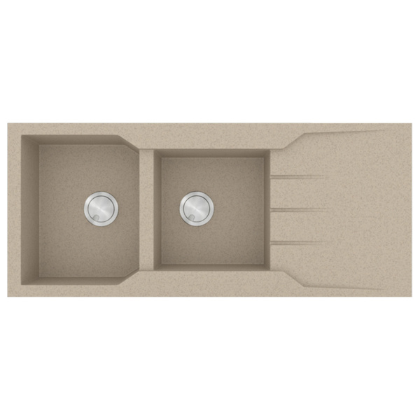 Εικόνα από Νεροχύτης Sanitec Ultra Granite 801 (116x50) Sabbia