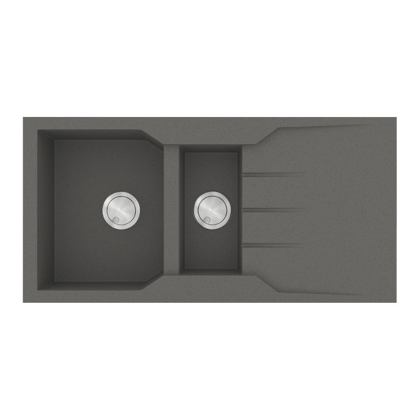 Εικόνα από Νεροχύτης Sanitec Ultra Granite 802 (100x50) Pietra