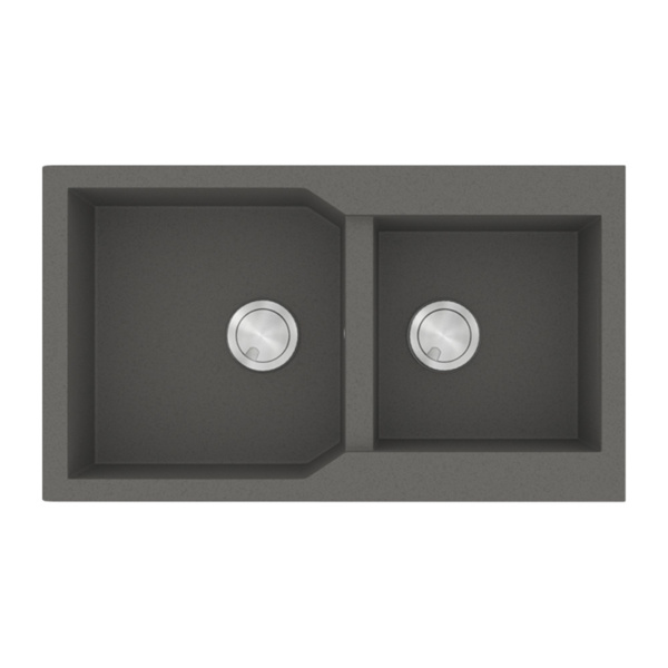 Εικόνα από Νεροχύτης Sanitec Ultra Granite 804 (86x50) Pietra