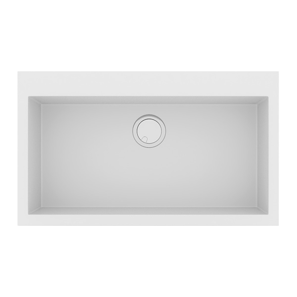 Εικόνα από Νεροχύτης Sanitec Ultra Granite 808 (79x50) Bianco