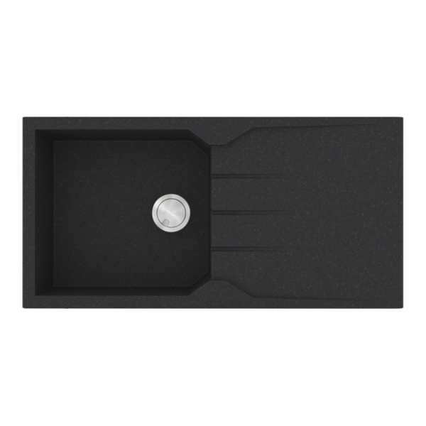 Εικόνα από Νεροχύτης Sanitec Ultra Granite 811 (100x50) Grafite