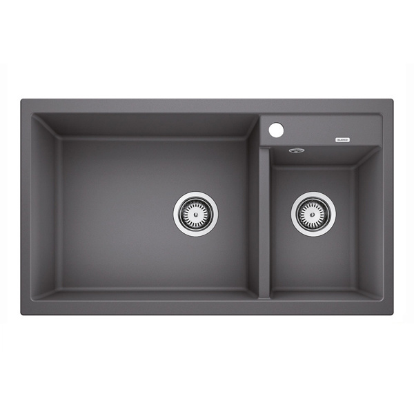 Εικόνα από Νεροχύτης Blanco Metra 9 Silgranit 86x50cm Rock Grey 518886