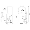 Εικόνα από Μπαταρία Κουζίνας Franke Σύστημα Φιλτραρίσματος Vital Capsule Filter Χρωμέ/Gun Metal 3202101011 (120.0621.229)