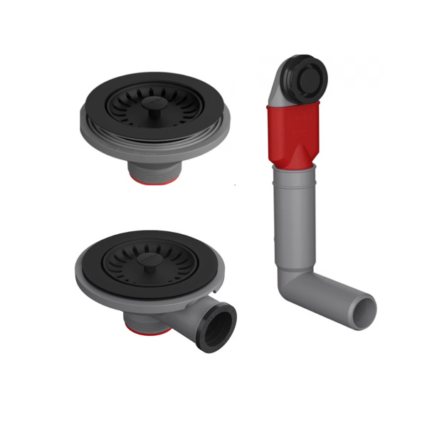 Εικόνα από Σετ Αυτόμaτης βαλβίδας Υπερχείλισης Για Basis 620/621 Διπλό Matte Black  112.0658.125