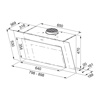 Εικόνα από Απορροφητήρας Franke Maris Pro FMA PRO 907 BK/BK MATT Crystal Black Καμινάδα 90cm 3105001115 (330.0682.355)