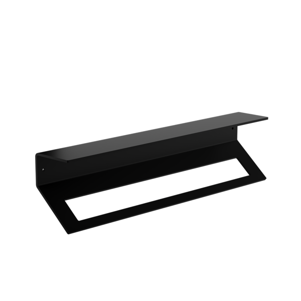 Εικόνα από Πετσετοθήκη Με Ράφι Verdi Strantza 60cm Black Matt 7231505