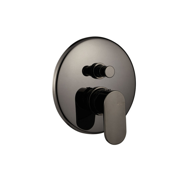 Εικόνα από Μίκτης Εντοιχισμού 2 Εξόδων Armando Vicario Slim 500050D-405 Black Chrome