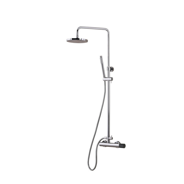 Εικόνα από Στήλη Ντούς 2 Εξόδων Με Κολώνα Eurorama Oso 178066-100 Chrome