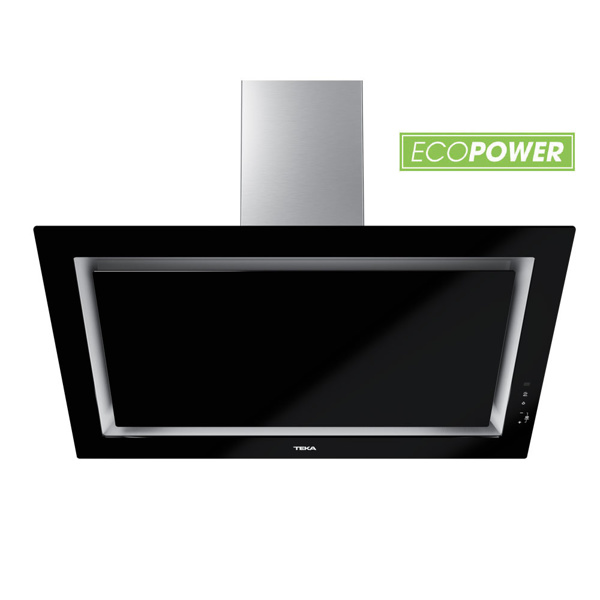 Εικόνα από Απορροφητήρας Teka DLV 98667 Ecopower Καμινάδα 90cm Μαύρο Κρύσταλλο 112930029