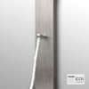 Εικόνα από Στήλη Ντούς Εσωτερικού/Εξωτερικού Χώρου Icos Shower Thea Mix 2 Εξόδων Inox